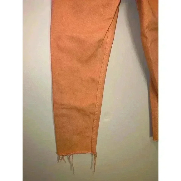 VINTAGE GUESS ORANGE JEANS SIZE 24 - Picture 8 of 13